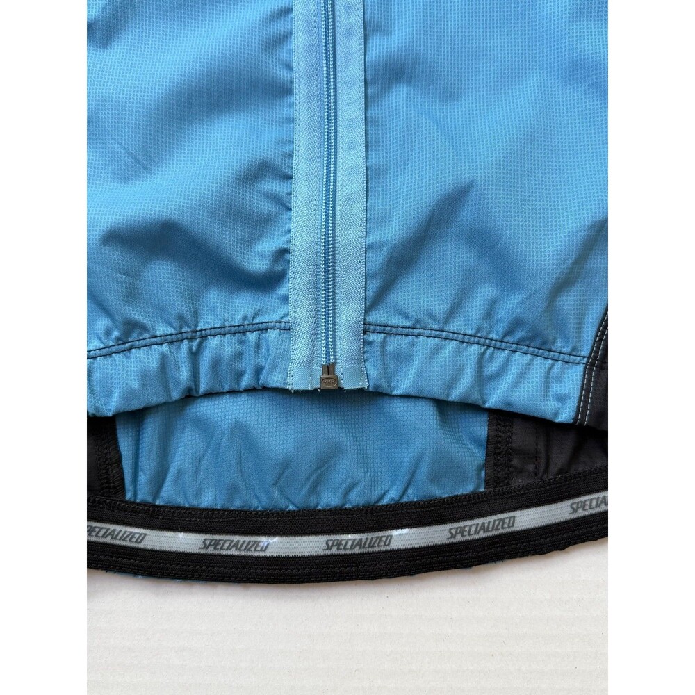 Specialized Women's Cycling Jacket Blue Black Full Zip Medium 🩵 - Picture 8 of 10